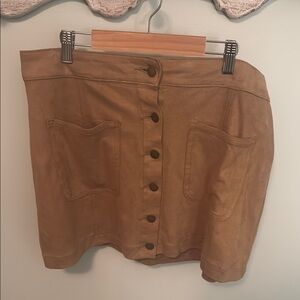 Altard State suede mini skirt